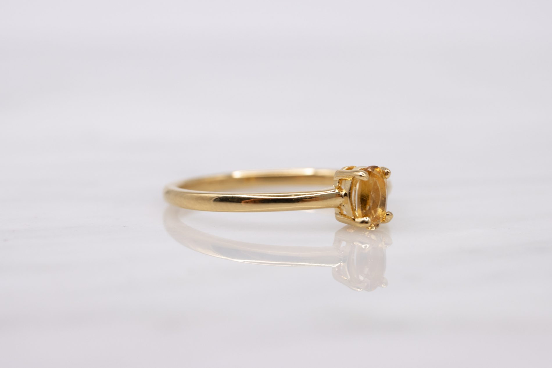 Anillo Destellos Eternos Citrino Obscuro - Image 4