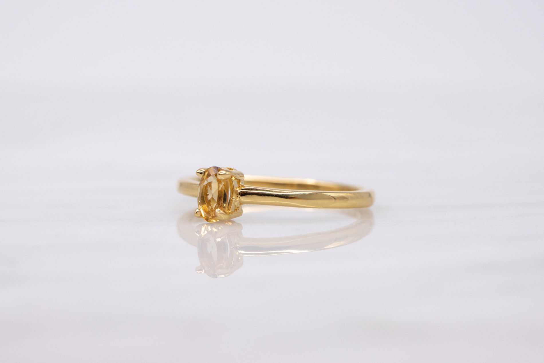 Anillo Destellos Eternos Citrino Obscuro - Image 3