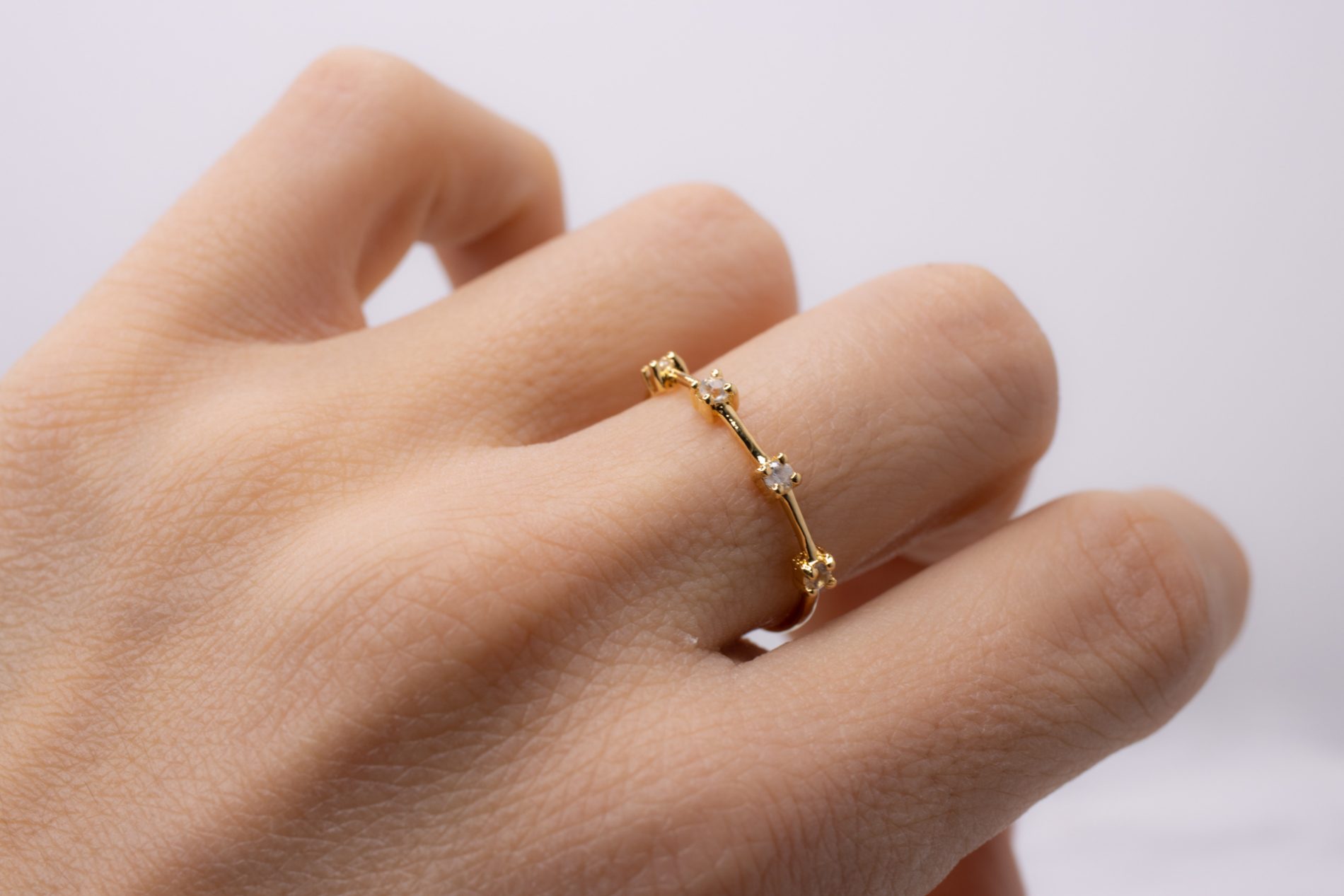 Anillo Aurora de Topacio Blanco - Image 2