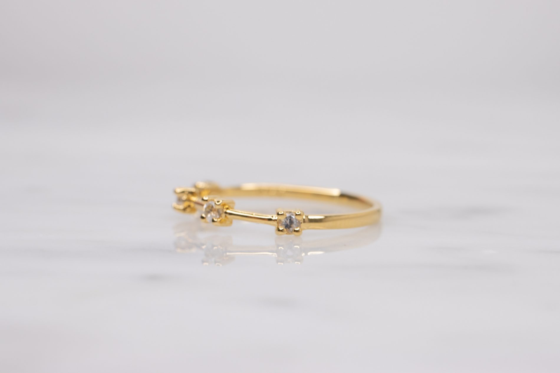 Anillo Aurora de Topacio Blanco - Image 3