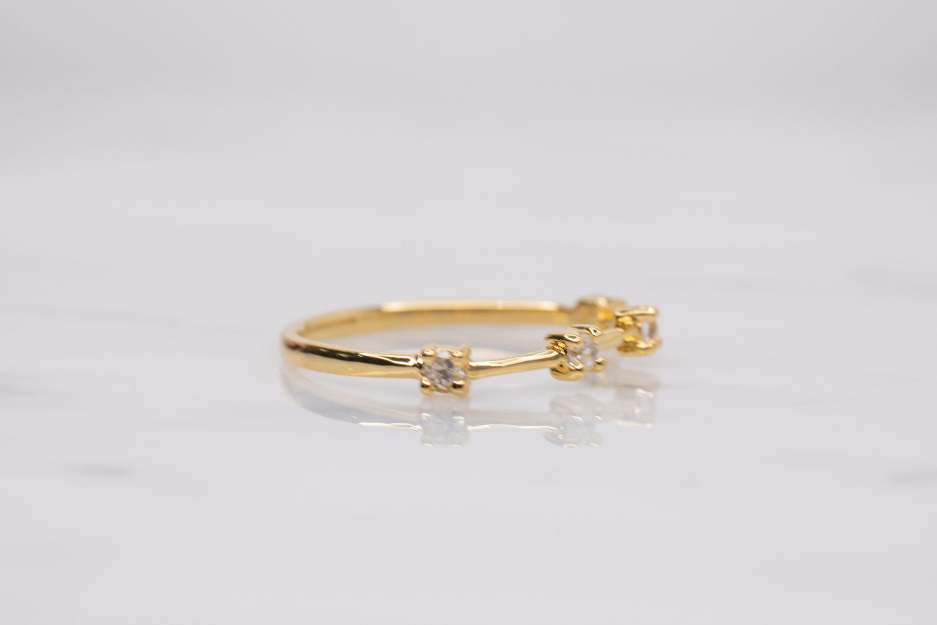 Anillo Aurora de Topacio Blanco - Image 4
