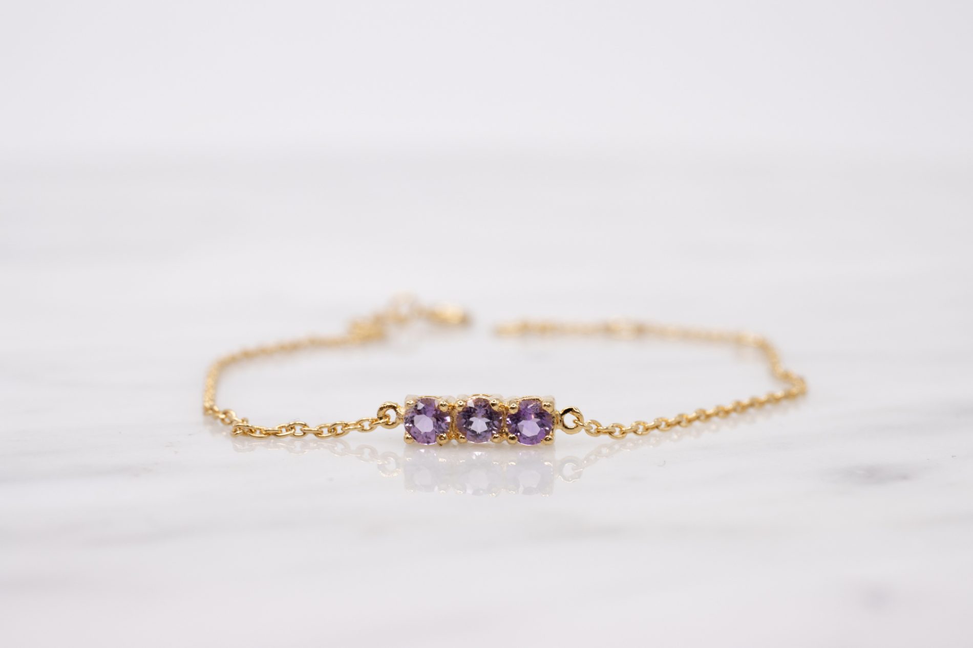 Pulsera Trilogy Amatista Morada