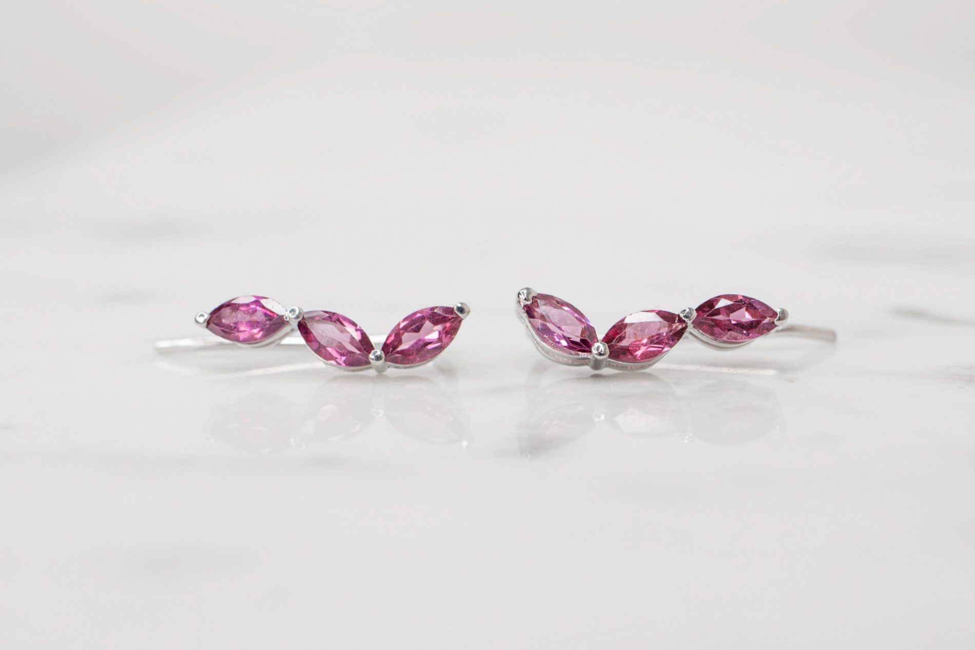 Aretes Cristal Lili Rodolita