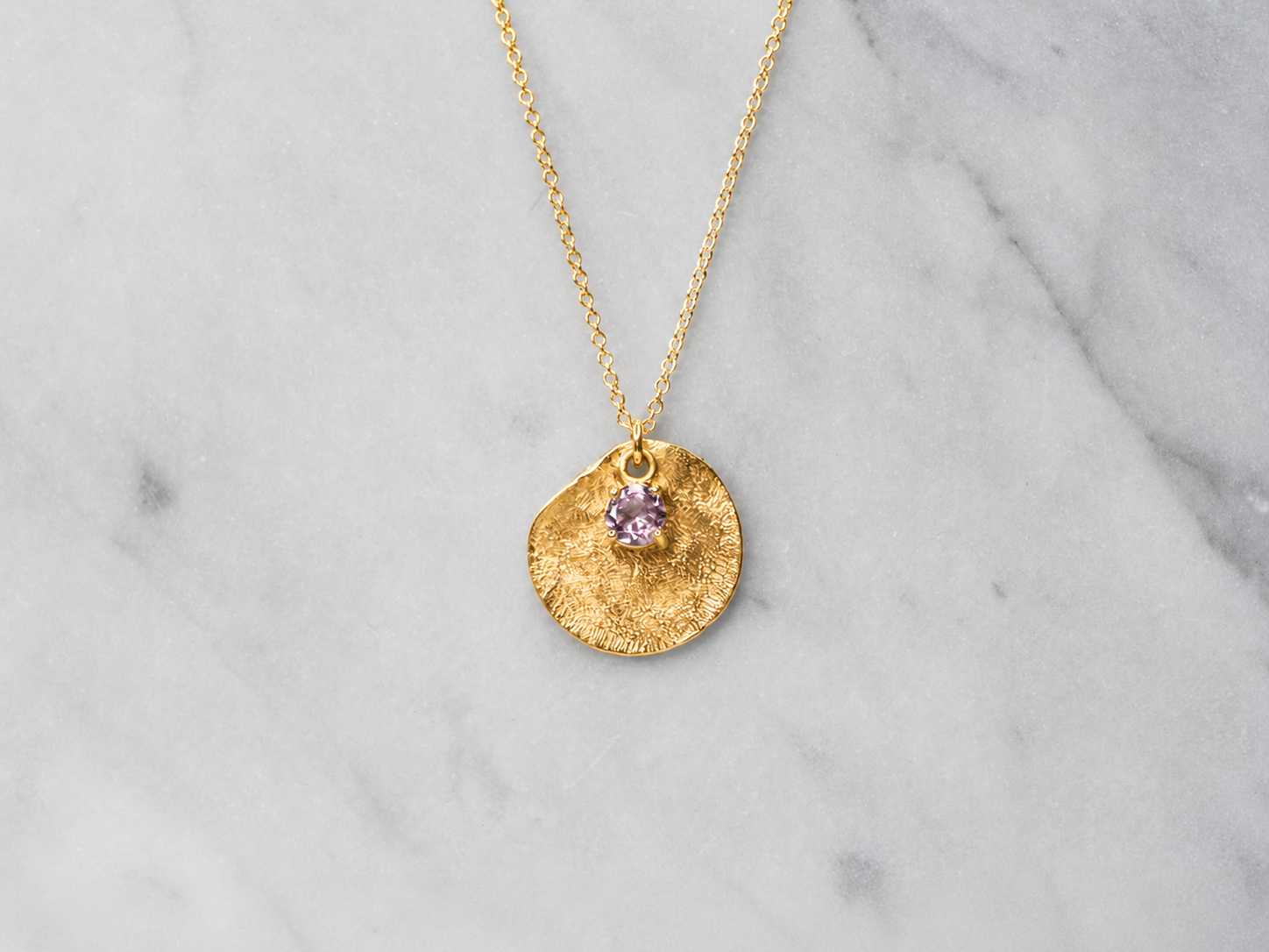 Collar Moneda Turmalina