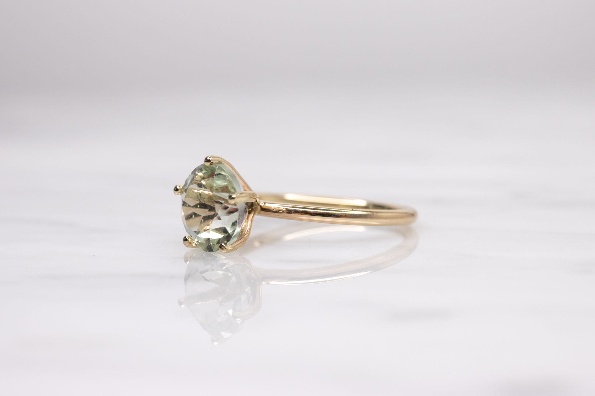 Anillo Solitario Turmalina Verde - Image 4