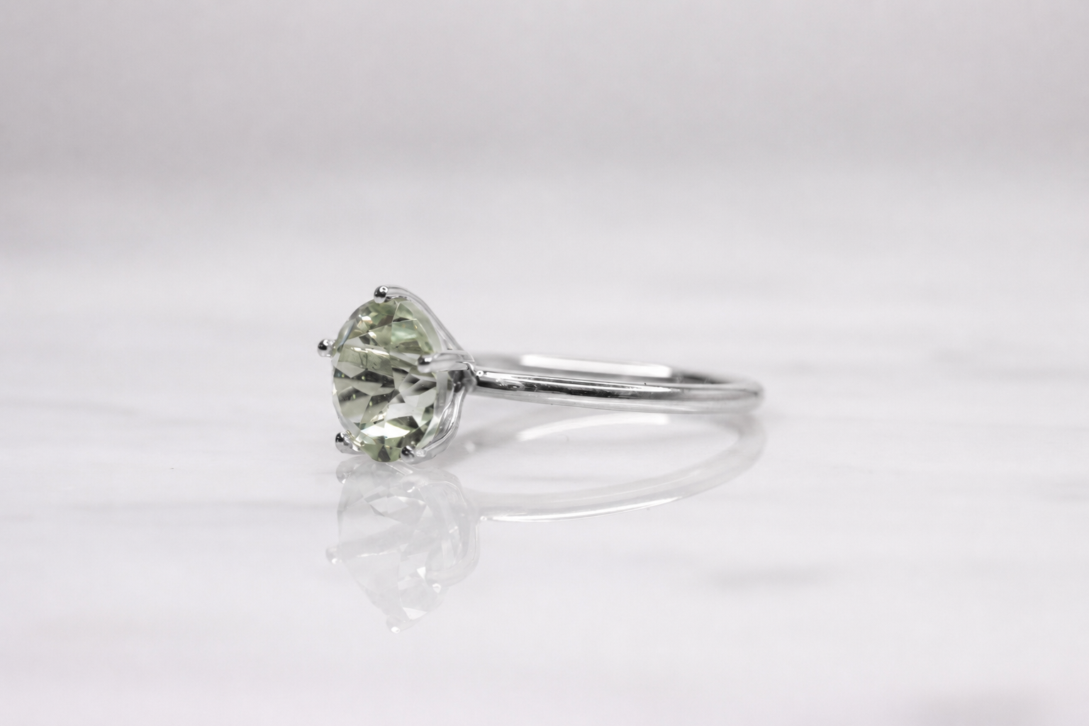 Anillo Solitario Turmalina Verde - Image 7