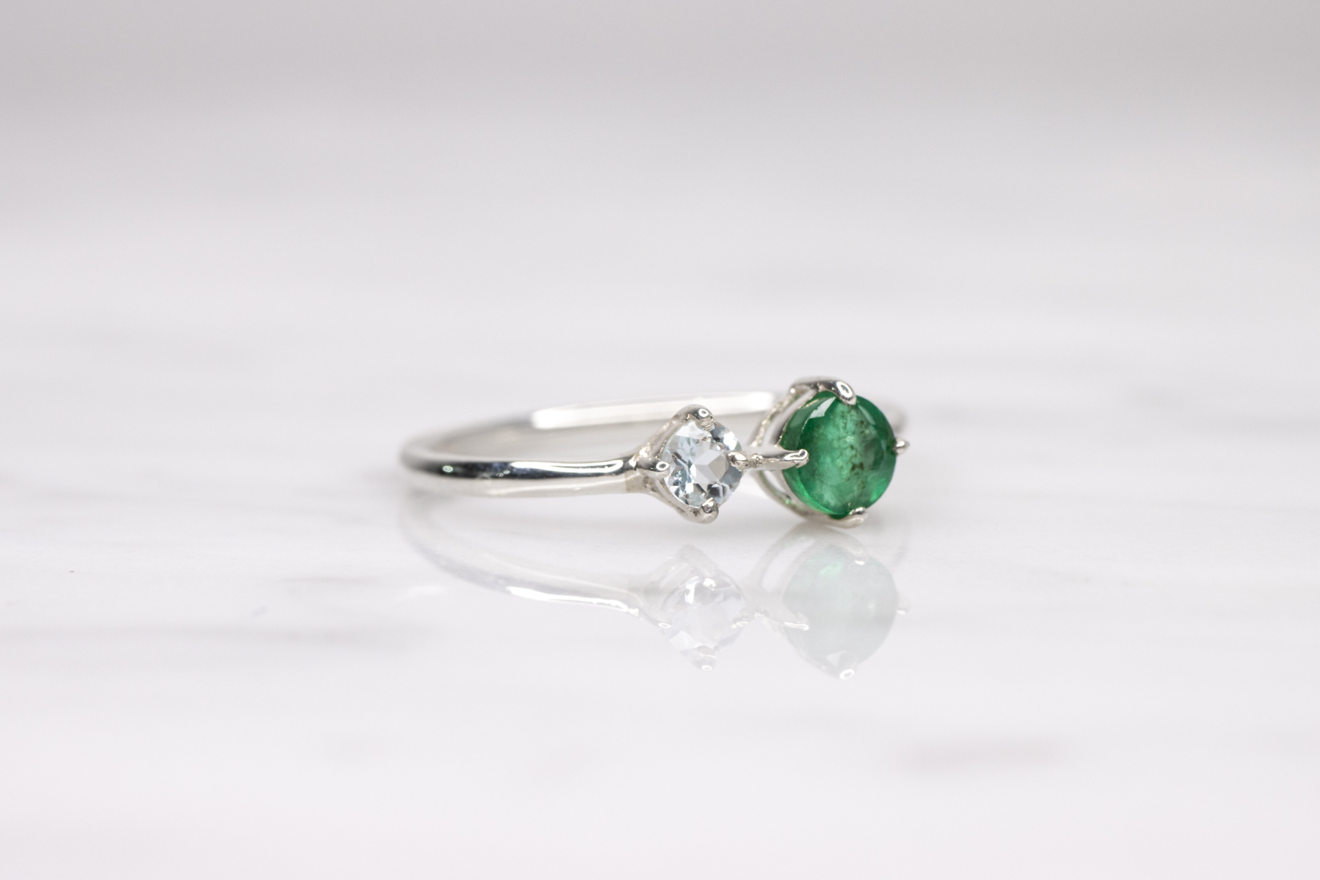 Anillo Esmeralda Marina Mini - Image 7