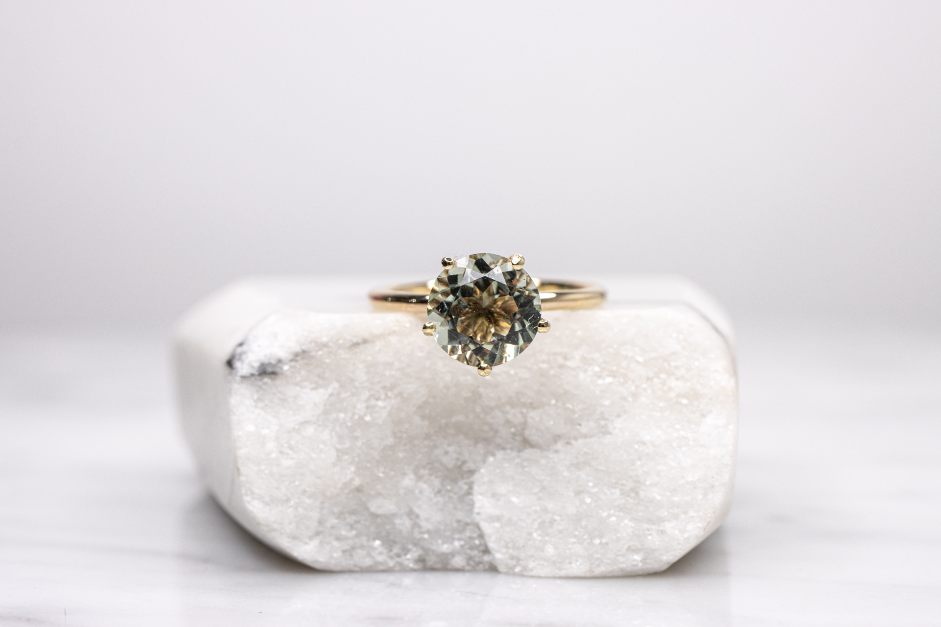 Anillo Solitario Turmalina Verde - Image 2