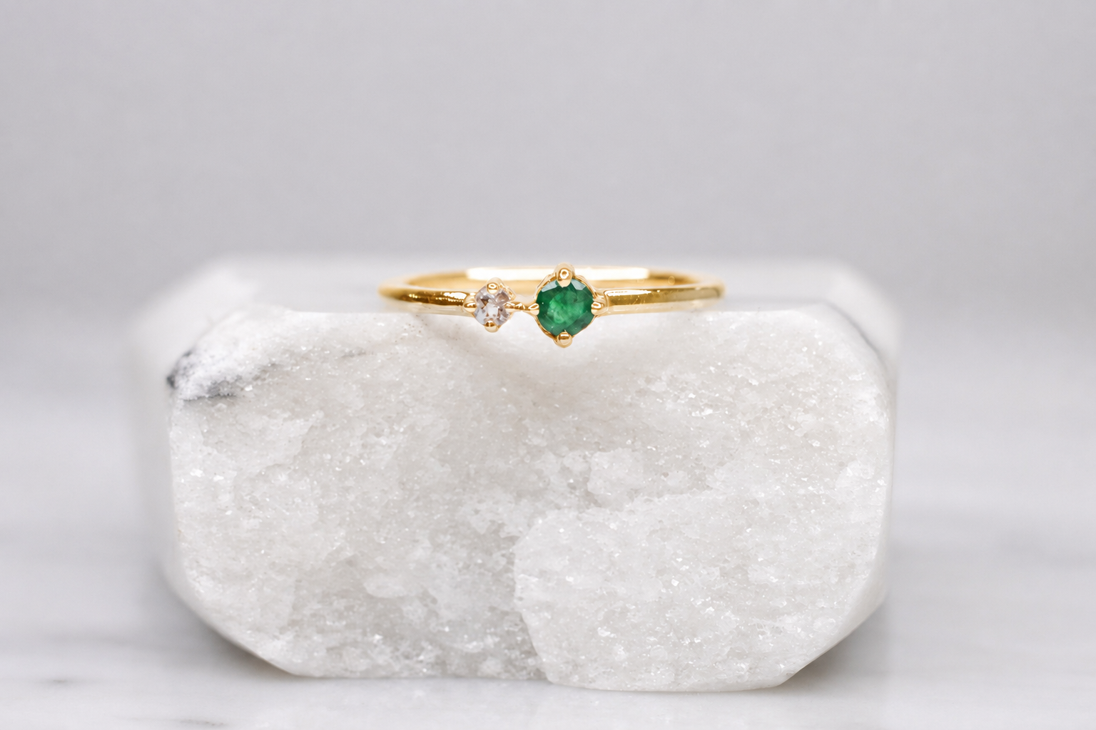 Anillo Esmeralda Marina Mini - Image 2